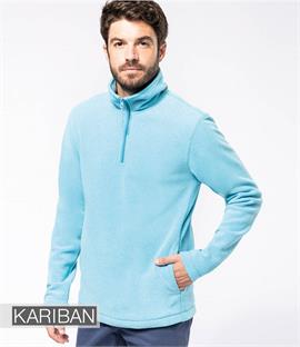 Kariban Enzo Zip Neck Micro Fleece